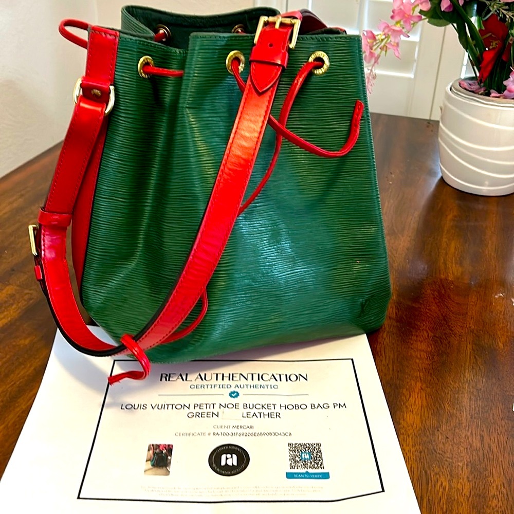 100% Authentic LOUIS VUITON PETIT NOE BUCKET  HOBO OR  SHOULDER Bag.